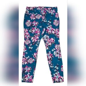 Time and Tru Floral Print Pull On Jegging